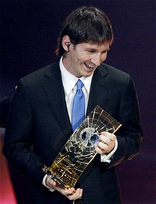 Lionel Messi, ganador del FIFA World Player 2009 - Foto: Michael Probst